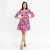 Petal Charm Mini Dress - pink