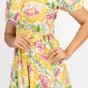 Petal Scroll Mini Dress - Image 6