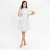 Harbor Button-Down Dress - white