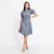 Harbor Button-Down Dress - blue