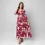 Tropical Muse Maxi Dress – red