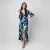 Tropical Muse Maxi Dress - blue
