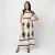 Noir Blossom Maxi Dress - white