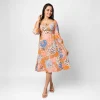 Floral Whimsy Midi Dress - Image 5