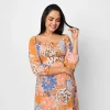 Floral Whimsy Midi Dress - Image 6