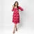 Floral Whimsy Midi Dress - pink