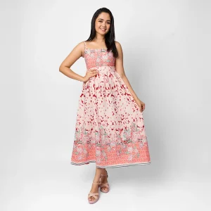 Petal Dusk Midi Dress