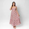 Blossom Haven Maxi Dress - Image 4