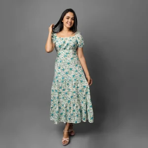 Meadow Whisper Midi Dress