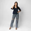 Willow Tie Peplum Blouse - Image 8