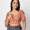 Meadow Charm Crop Blouse