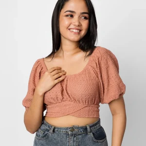 Meadow Charm Crop Blouse