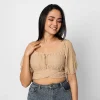 Meadow Charm Crop Blouse - Image 4