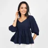 Serene Grace Peplum Blouse