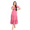 Blossom Tiered Midi Dress