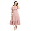 Blossom Tiered Midi Dress - Image 7