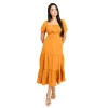 Blossom Tiered Midi Dress - Image 4