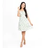 Floret Puff Mini Dress - Image 4