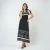 Azuree Bow Maxi Dress - black