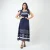 Azuree Bow Maxi Dress - blue