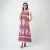 Noir Blossom Maxi Dress - pink