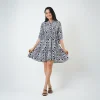 Amber Whirl Shirt Dress