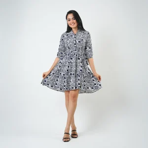 Amber Whirl Shirt Dress
