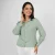 Meadow Mist Button-Down Blouse - green