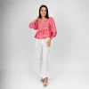 Paisley Muse Peplum Blouse - Image 2