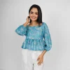 Paisley Muse Peplum Blouse - Image 3