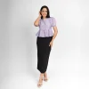 Dewdrop Charm Peplum Blouse - Image 2
