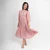 Marigold Whisper Midi Dress - pink