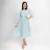 Marigold Whisper Midi Dress - blue