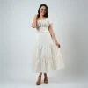 Aurora Tiered Midi Dress - Image 5