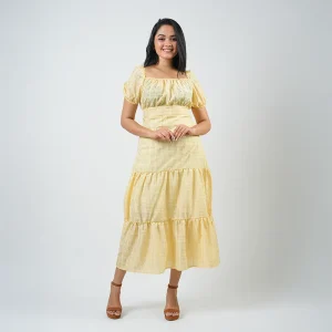 Aurora Tiered Midi Dress