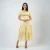 Aurora Tiered Midi Dress - yellow