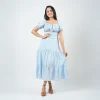 Aurora Tiered Midi Dress - Image 4