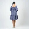Iris Bloom Mini Dress - Image 3