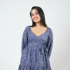 Iris Bloom Mini Dress - Image 2