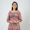 Petal Whirl Midi Dress - Image 5