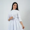 Elara Eyelet Midi Dress - Image 2