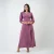 Noir Enchant Maxi Dress - magenta