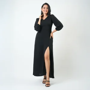 Noir Enchant Maxi Dress