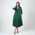 Eira Petal Midi Dress - green