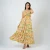 Paisley Drift Maxi Dress - yellow