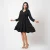 Elin Tier Dress - black