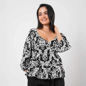 Mira Peplum Blouse