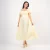 Aurelia Midi Dress - yellow
