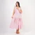 Elowen Midi Dress - pink