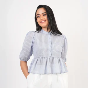 Noelle Peplum Blouse 
